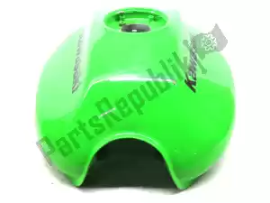 kawasaki 51086537815Z depósito de combustible, verde - Lado superior