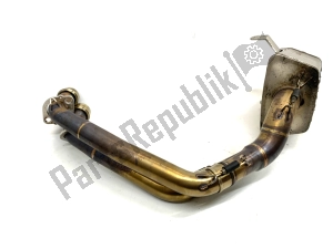 yamaha  complete exhaust system, stainless steel, leovince - Middle