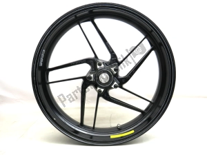 ducati 50121812AA frontwheel, black, 17 inch, 3.5 j, 10 spokes - Middle