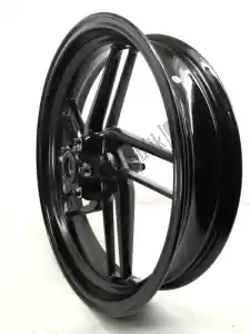 ducati 50121812AA frontwheel, black, 17 inch, 3.5 j, 10 spokes - Bottom side