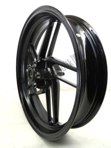 ducati 50121812AA frontwheel, black, 17 inch, 3.5 j, 10 spokes - Plain view