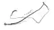 Brake line, rear brake Ducati 61911651A