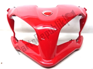 ducati 48016902AA colher, vermelho - Vista plana