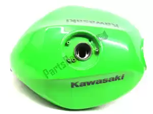 kawasaki 51086537815Z depósito de combustible, verde - Parte superior