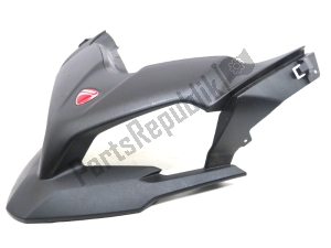 Ducati 48016902AA front fairing, black - Plain view