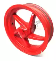 AP8208784, Aprilia, Front wheel red Aprilia SR 50 125 150 AC WWW Racing LC Street Ditech Replica Sport SBK Funmaster R Factory H2O Carb i.e Stealth Motard, Used