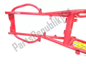 Ducati 47010311B moldura, vermelho - Vista plana