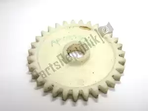 Aprilia AP0234470 roda dentada de plástico rotax - Lado inferior