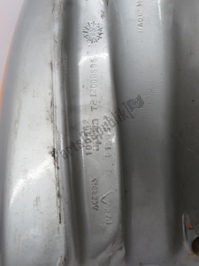 aprilia AP8149044 serbatoio di carburante, grigio, arancione - Parte inferiore