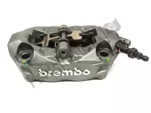 Brembo 61041302C etrier de frein, gris, avant, frein avant, droite, 4 pistons - Face supérieure