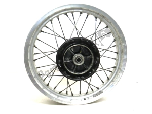 Kawasaki 410341154 rear wheel, silver color, 17 inch - Middle