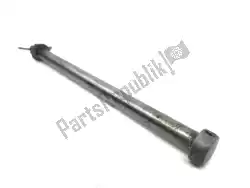 Here you can order the wheel axle from Suzuki, with part number 5471109300: