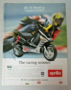 aprilia AP8237591 zestaw naklejek replika max biaggi - Lewa strona