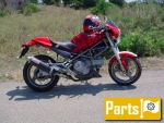 Tubo di scarico per il Ducati Monster 600 Metallic  - 2001