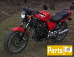 Options and accessories for the Honda CB 450 S - 1988