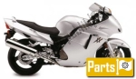 Ropa térmica para o Honda CBR 1100 Super Blackbird XX - 2002