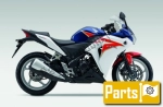 Options and accessories for the Honda CBR 125 RW - 2010