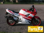 Handlebars and controls for the Honda CBR 600 F - 1992