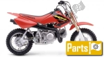 Motor voor de Honda XR 50 R - 2003