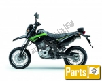 Options and accessories for the Kawasaki KLX 125 D-tracker D - 2011