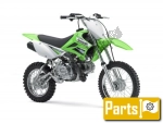 Drive, rotating parts for the Kawasaki KLX 110 C - 2011