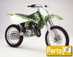 Opzioni e accessori for the Kawasaki KX 125 L - 2002