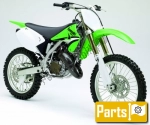 Options and accessories for the Kawasaki KX 125 M - 2005