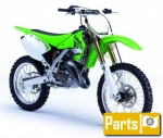 Options and accessories for the Kawasaki KX 125 M - 2007