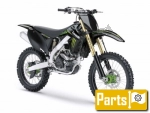 Chasis, carrocería, piezas metálicas pour le Kawasaki KX 250 F - 2009