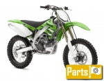 Options and accessories for the Kawasaki KX 450 F - 2008
