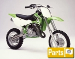 Crankshaft, cylinder and piston for the Kawasaki KX 65 A - 2002