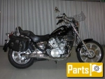 Fuel tank and accessories for the Kawasaki VN 750 A - 1994