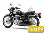 Maintenance, wear parts for the Kawasaki W 800 A - 2011