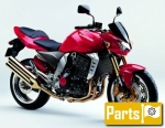Crankcase and engine parts for the Kawasaki Z 1000 A - 2004