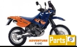 KTM Adventure 640 R - 1998 | Alle onderdelen