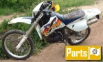 Maintenance, wear parts for the KTM EGS 620 LC4  - 1994