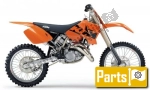 Inlet (air, fuel) for the KTM SXS 125  - 2001