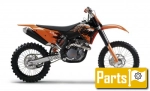 Combinaison de moto pour le KTM SX-F 450 Racing  - 2007