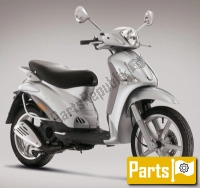 All original and replacement parts for your Piaggio Liberty 125 4T Sport E3 UK 2006.