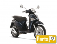 Todas las piezas originales y de repuesto para su Piaggio Liberty 125 4T 2V IE E3 Vietnam 2011.