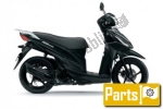 Maintenance, wear parts dla Suzuki UK 110 Address NE - 2016