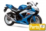 Fuel tank and accessories for the Suzuki Gsx-r 600  - 2009