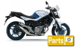 Suzuki SFV 650 Gladius U - 2012 | Todas las piezas