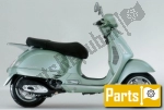 Chassis, carrosserie, metaaldelen voor de Vespa GT 200 Granturismo L - 2005