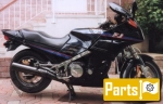 Tuyau d'échappement pour le Yamaha FJ 1200  - 1990