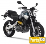 Oils, fluids and lubricants for the Yamaha MT-03 660  - 2006