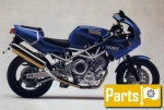 Olie, vloeistoffen en smeermiddelen voor de Yamaha TRX 850  - 1996