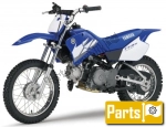 Oils, fluids and lubricants for the Yamaha TT-R 90 E - 2005