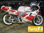Crankcase and engine parts dla Yamaha TZR 125  - 1990