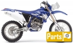 Oils, fluids and lubricants for the Yamaha WR 250  - 2005